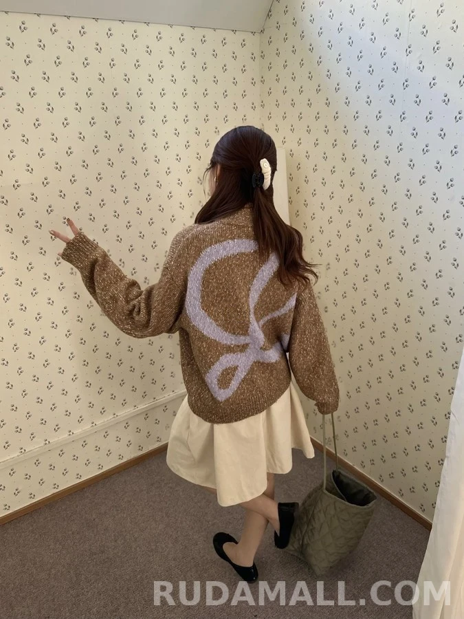 로에베 로에베 L 로고 지퍼 니트 상세 이미지