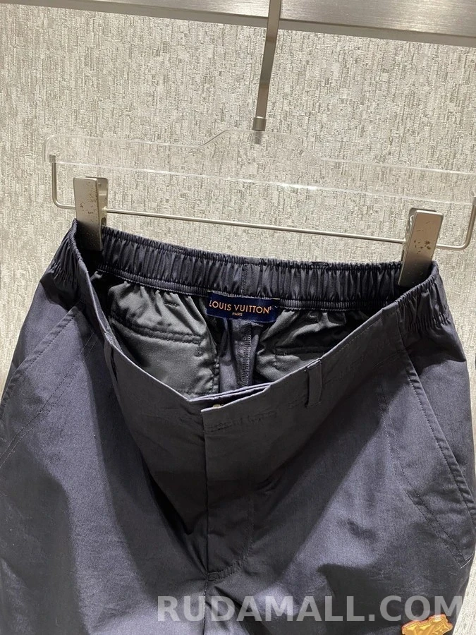 루이비통 루이비통 가죽 로고 캐주얼 팬츠 상세 이미지