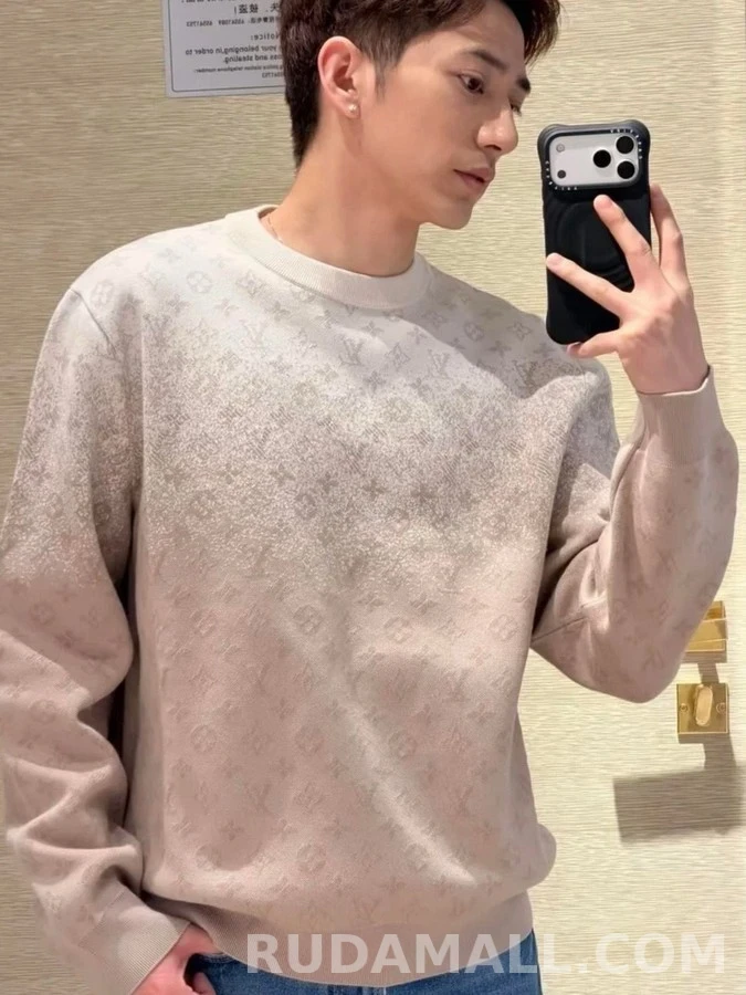 루이비통 루이비통 그라데이션 모노그램 니트 스웨터 상세 이미지