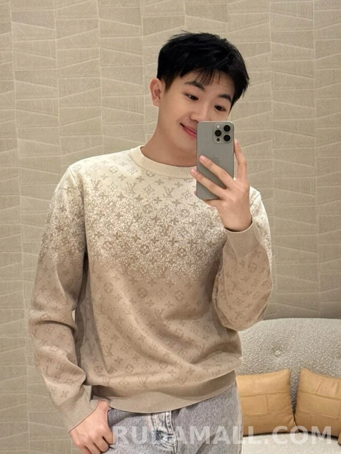 루이비통 루이비통 그라데이션 모노그램 니트 스웨터 상세 이미지