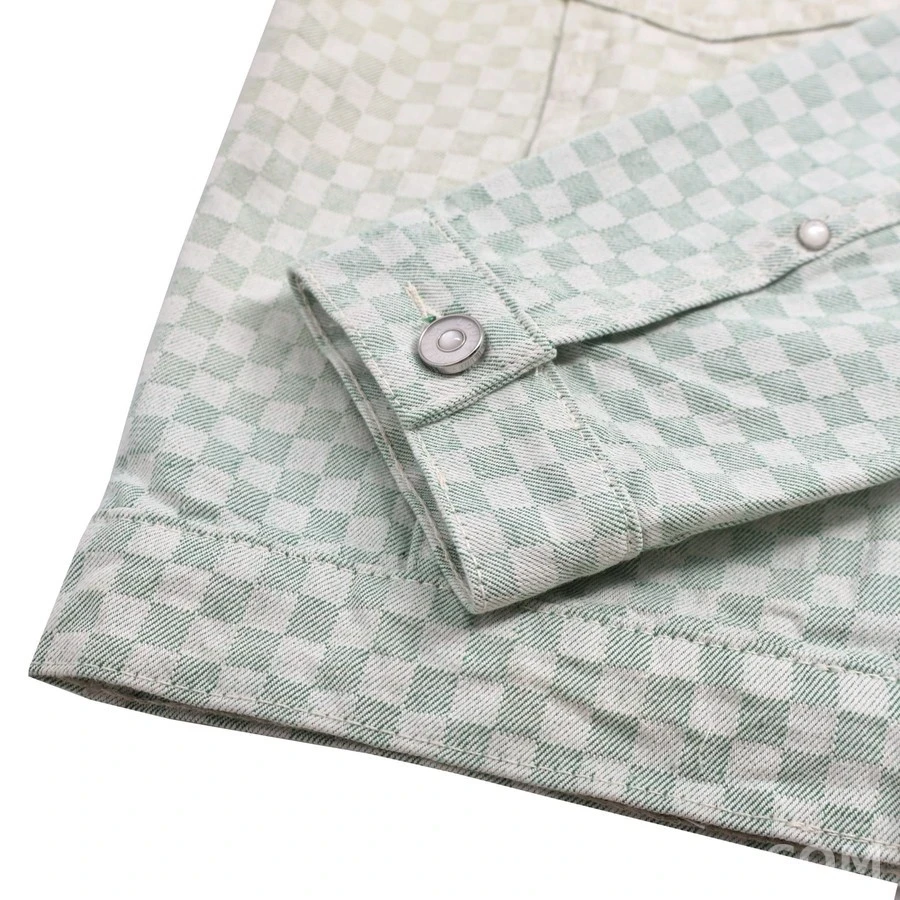 루이비통 루이비통 그라데이션 체커보드 데님 자켓 상세 이미지