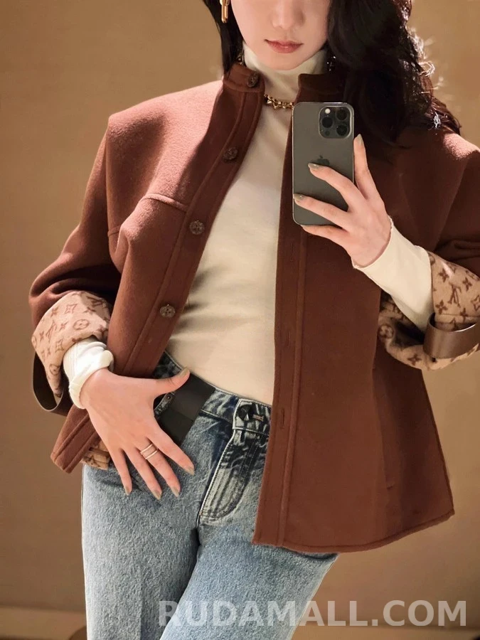 루이비통 루이비통 더블페이스 울 코트 상세 이미지