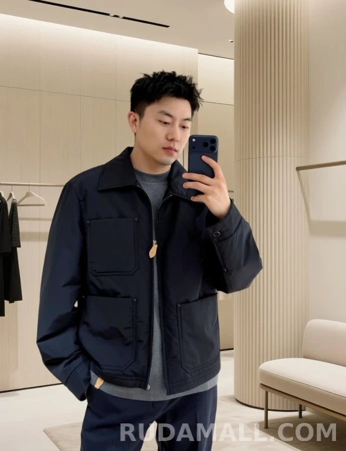 루이비통 루이비통 레더 태그 워크 자켓 상세 이미지