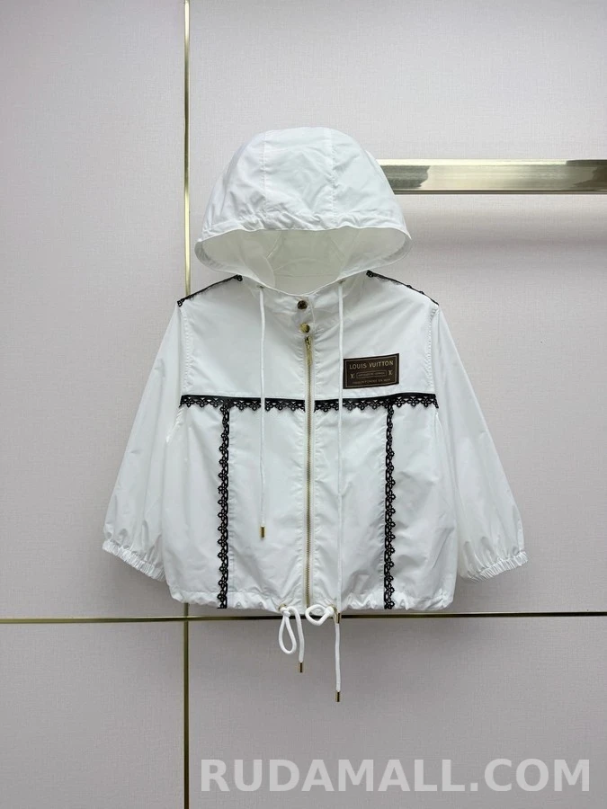 루이비통 루이비통 레이스 라벨 후드 바람막이 상세 이미지