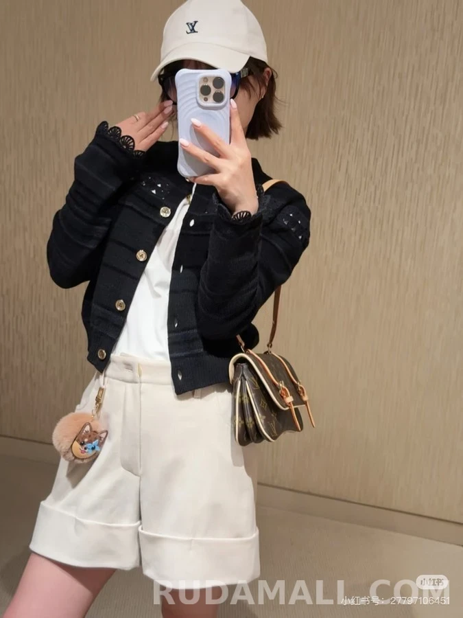 루이비통 루이비통 레이스 크롭 가디건 상세 이미지