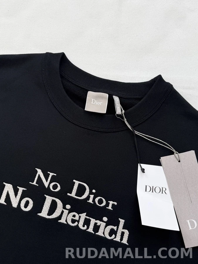 디올 디올 No No Dietrich 레터링 맨투맨 상세 이미지