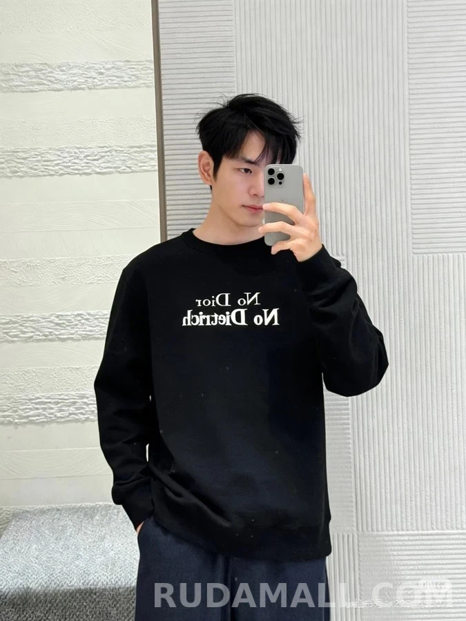 디올 디올 No No Dietrich 레터링 맨투맨 상세 이미지