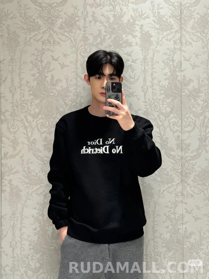 디올 디올 No No Dietrich 레터링 맨투맨 상세 이미지