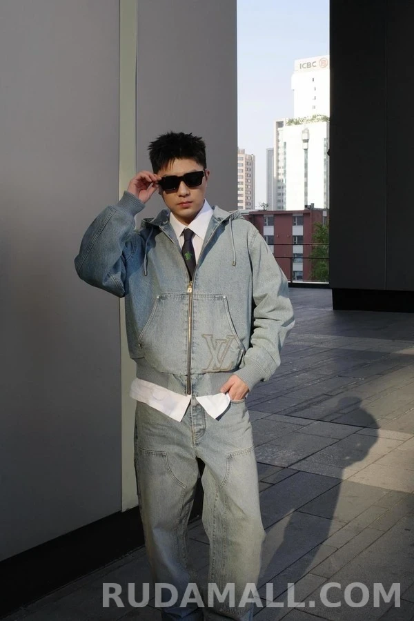 루이비통 루이비통 로고 워크웨어 데님 팬츠 상세 이미지