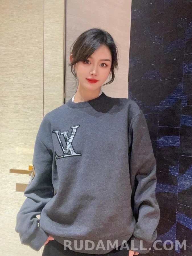 루이비통 루이비통 로고 자수 맨투맨 상세 이미지
