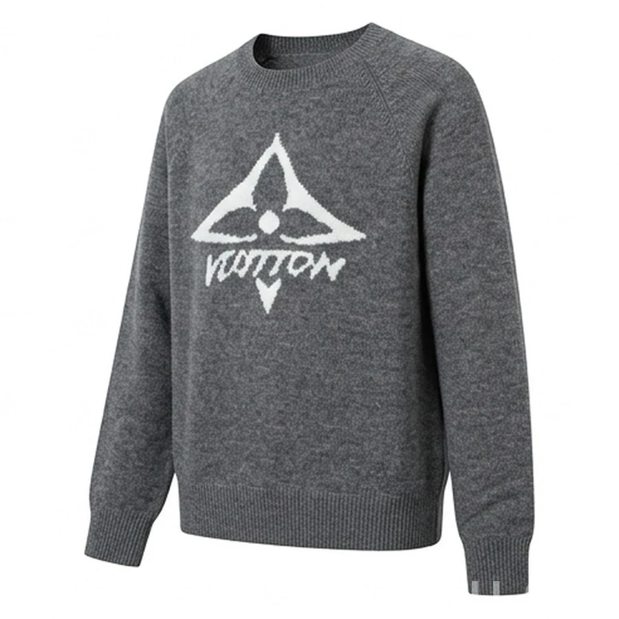 루이비통 루이비통 로고 자카드 니트 상세 이미지