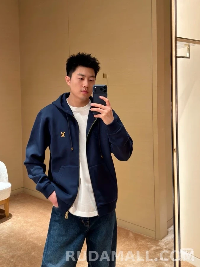 루이비통 루이비통 로고 풀집업 후드 상세 이미지