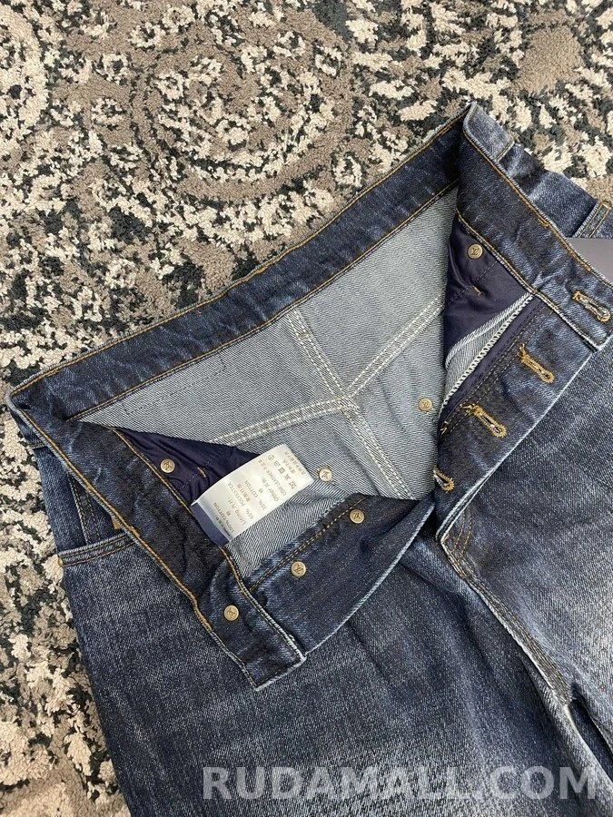 루이비통 루이비통 루즈핏 워싱 데님 팬츠 상세 이미지