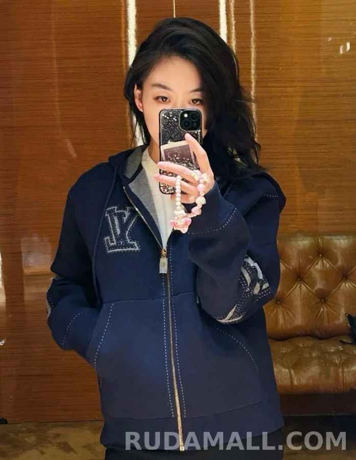 루이비통 루이비통 면 연결 후드 집업 상세 이미지