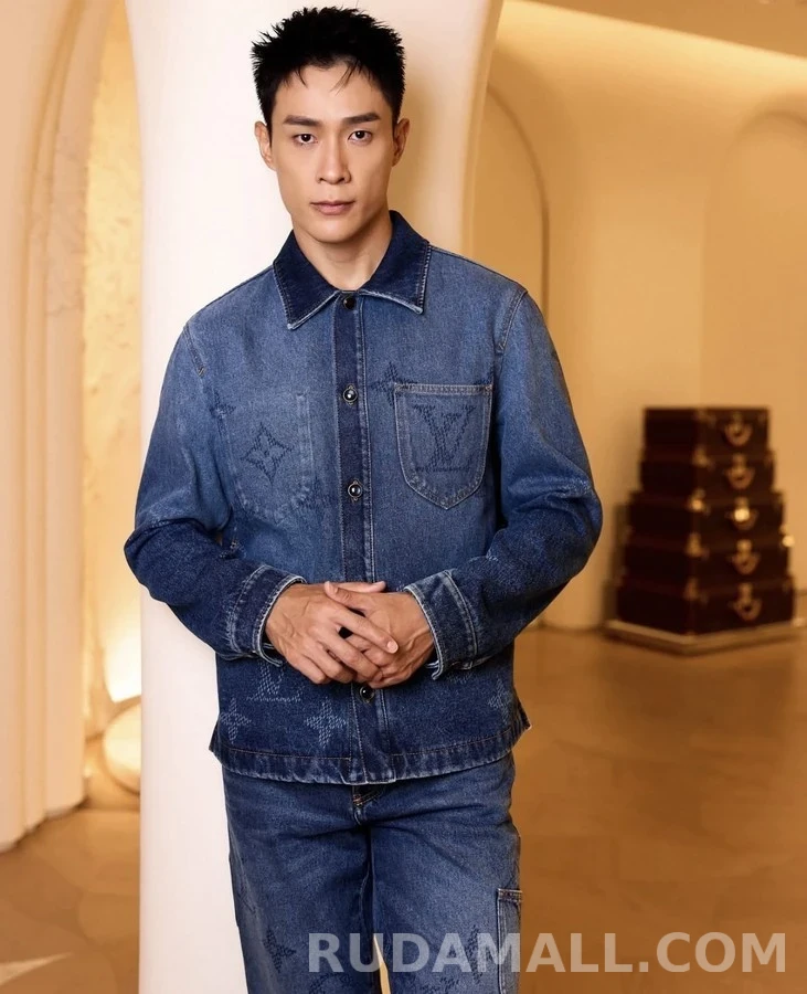 루이비통 루이비통 모노그램 그라데이션 데님 자켓 상세 이미지