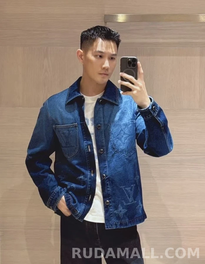 루이비통 루이비통 모노그램 그라데이션 데님 자켓 상세 이미지