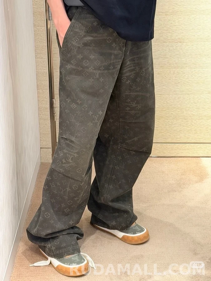 루이비통 루이비통 모노그램 데님 워크 팬츠 상세 이미지