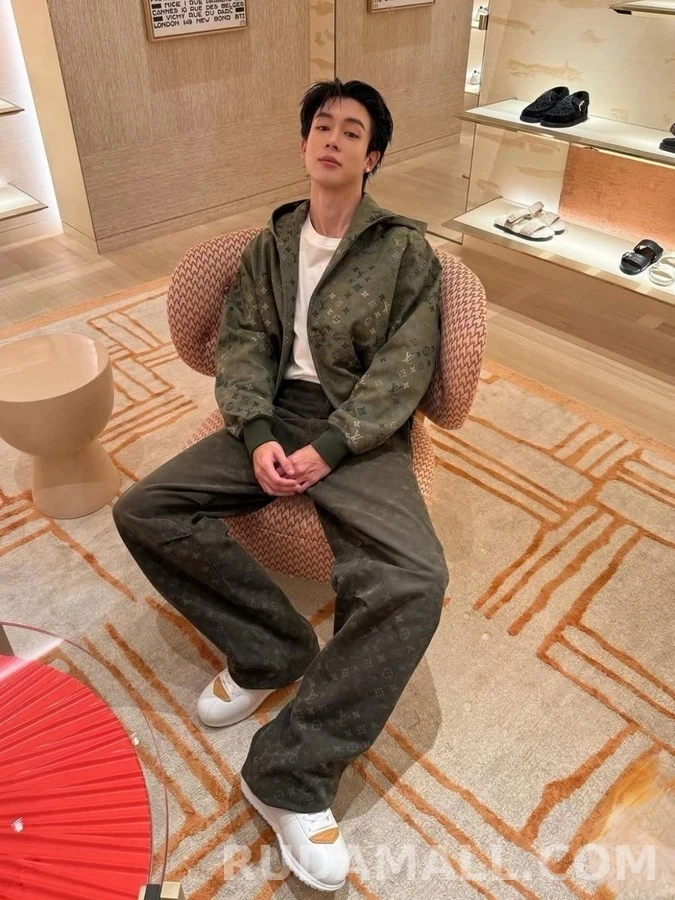 루이비통 루이비통 모노그램 데님 워크 팬츠 상세 이미지
