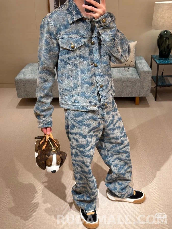 루이비통 루이비통 모노그램 데님 트럭 자켓 상세 이미지