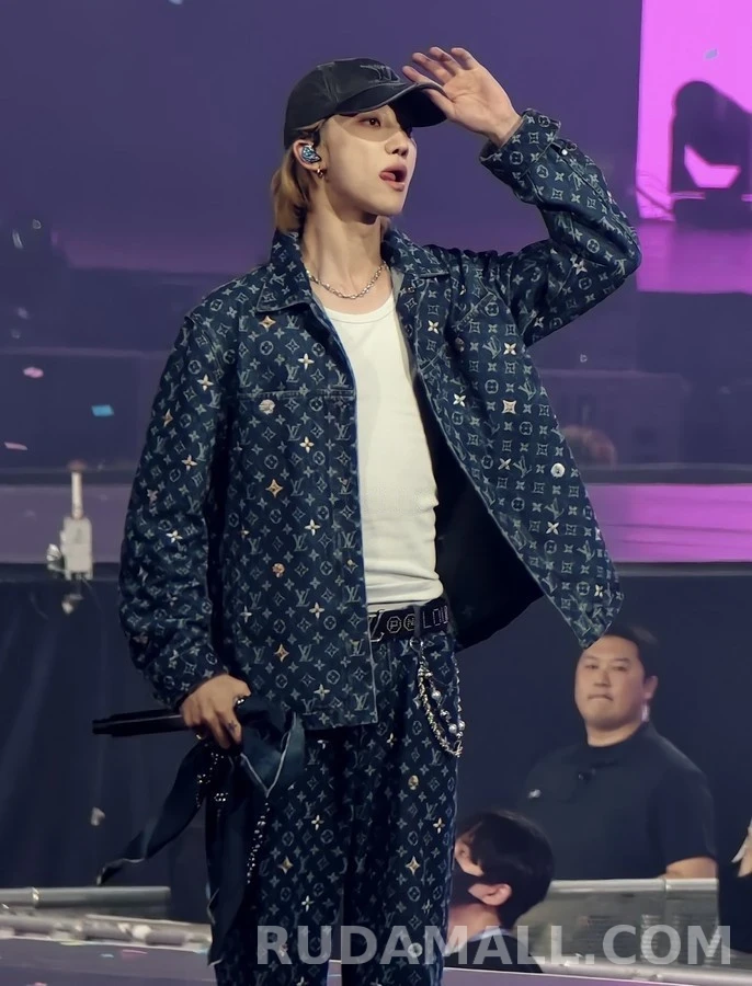 루이비통 루이비통 모노그램 데이지 자수 데님 자켓 상세 이미지
