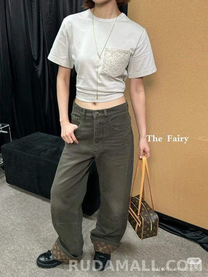 루이비통 루이비통 모노그램 롤업 와이드 데님 상세 이미지
