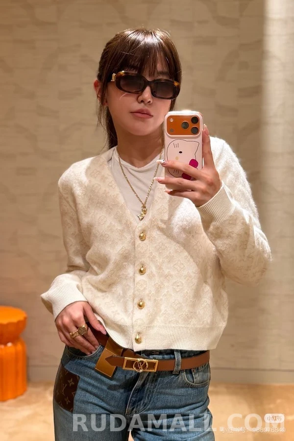 루이비통 루이비통 모노그램 모헤어 가디건 상세 이미지