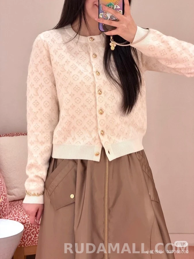 루이비통 루이비통 모노그램 모헤어 가디건 상세 이미지