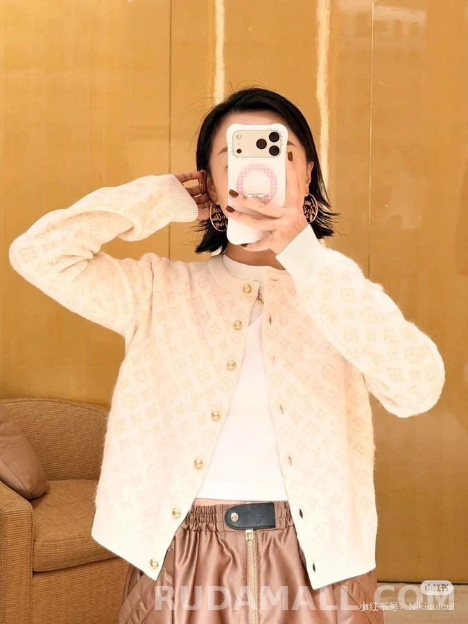루이비통 루이비통 모노그램 모헤어 가디건 상세 이미지