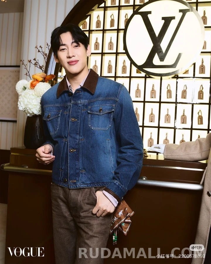루이비통 루이비통 모노그램 배색 데님 자켓 상세 이미지