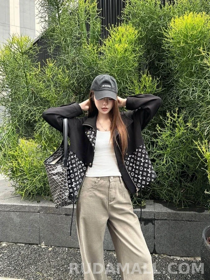 루이비통 루이비통 모노그램 스탠드넥 자켓 상세 이미지