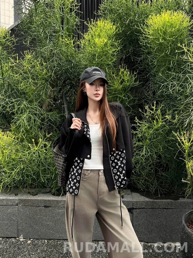 루이비통 루이비통 모노그램 스탠드넥 자켓 상세 이미지