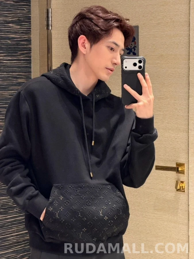 루이비통 루이비통 모노그램 압인 후드티 상세 이미지
