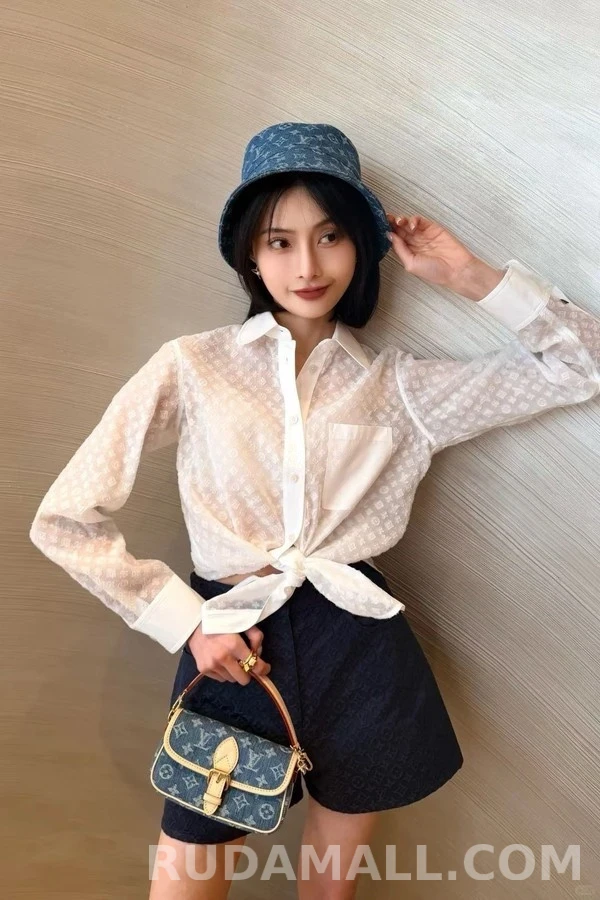 루이비통 루이비통 모노그램 엠보싱 셔츠 상세 이미지