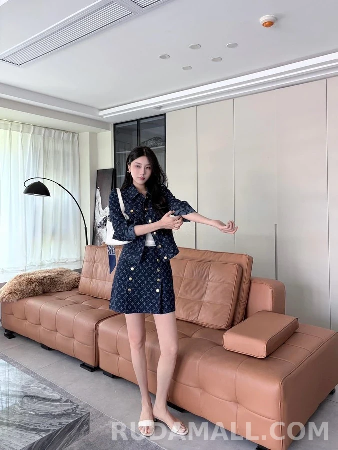 루이비통 루이비통 모노그램 자카드 미니 스커트 상세 이미지