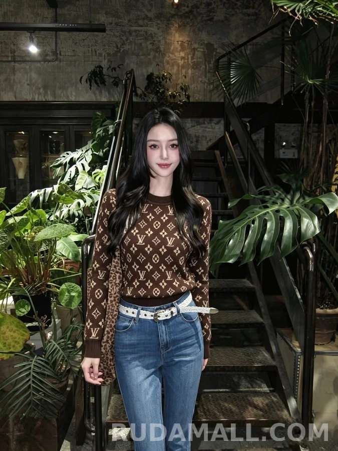 루이비통 루이비통 모노그램 자카드 스웨터 상세 이미지
