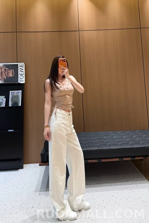 루이비통 루이비통 모노그램 자카드 스트레이트 데님 상세 이미지