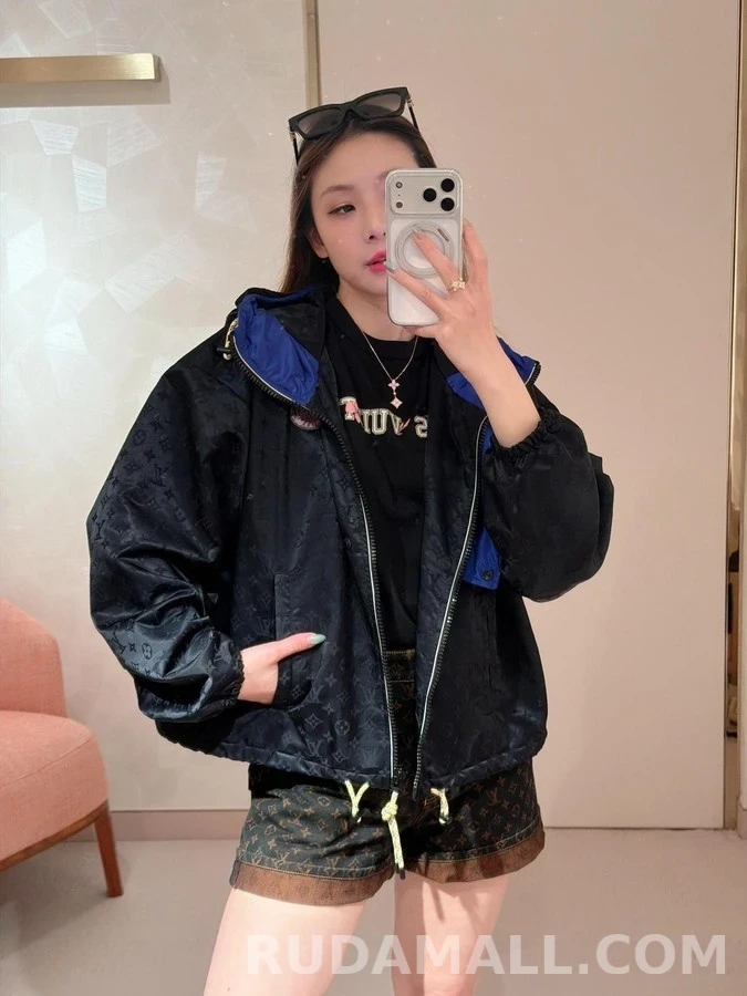 루이비통 루이비통 모노그램 자카드 후드 자켓 상세 이미지