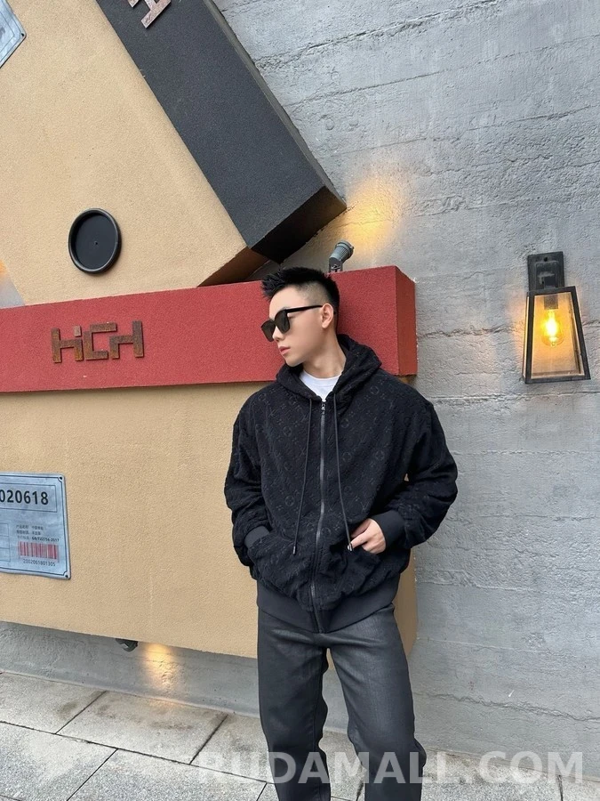 루이비통 루이비통 모노그램 타월 코튼 집업 후드 상세 이미지