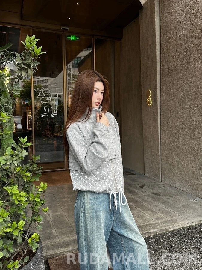 루이비통 루이비통 모노그램 패치 스탠드넥 자켓 상세 이미지