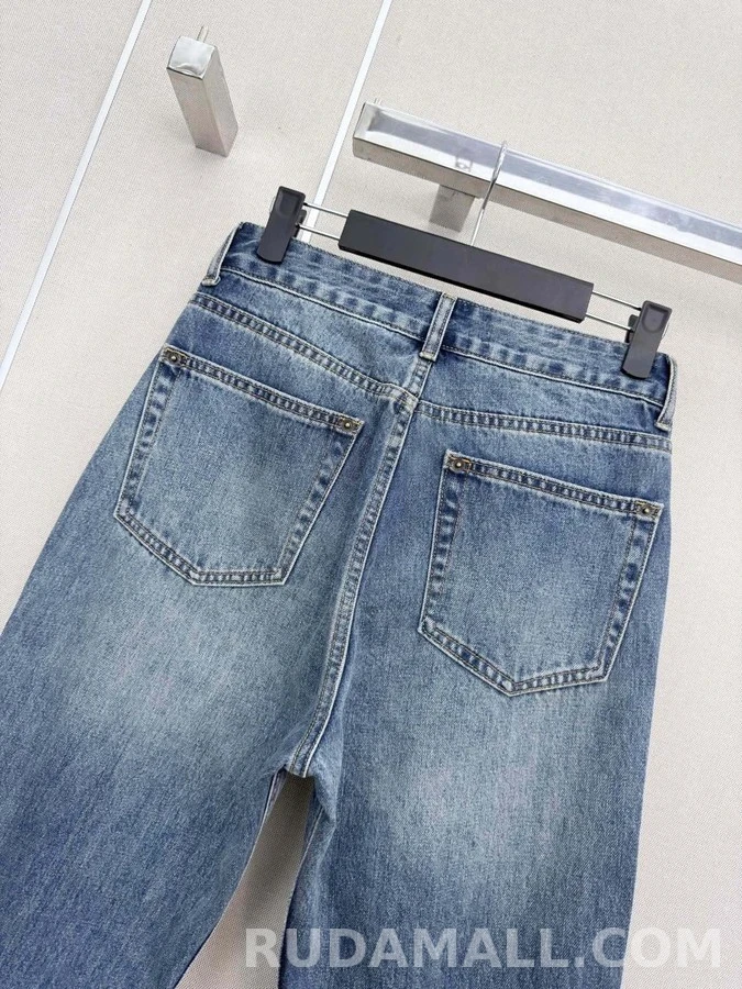 루이비통 루이비통 모노그램 패치 스트레이트 팬츠 상세 이미지