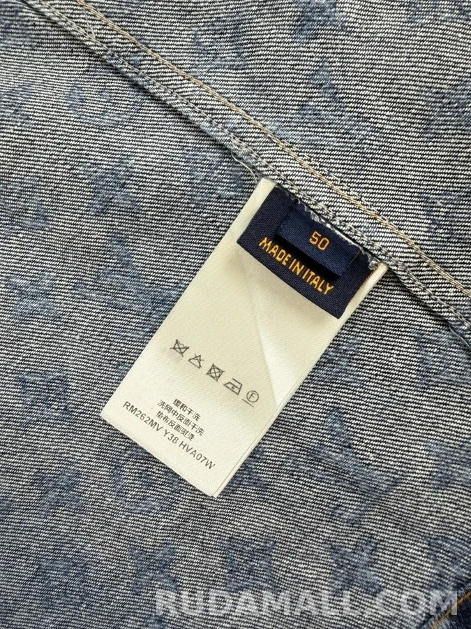 루이비통 루이비통 모노그램 플라워 자수 데님 자켓 상세 이미지