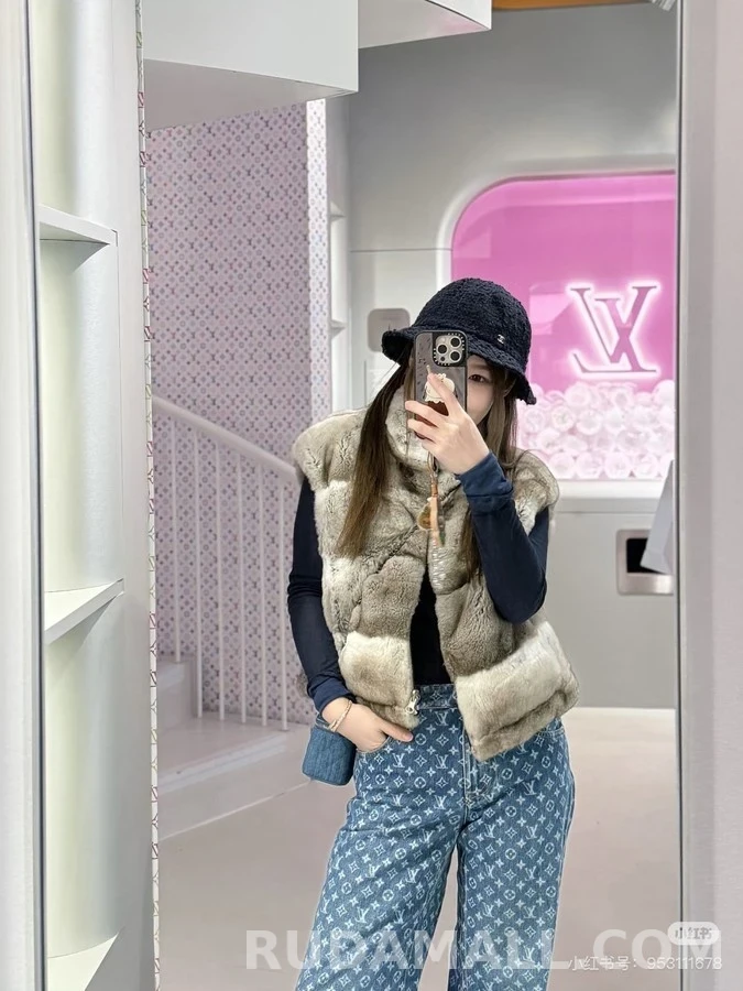 루이비통 루이비통 모노그램 플레어 데님 팬츠 상세 이미지