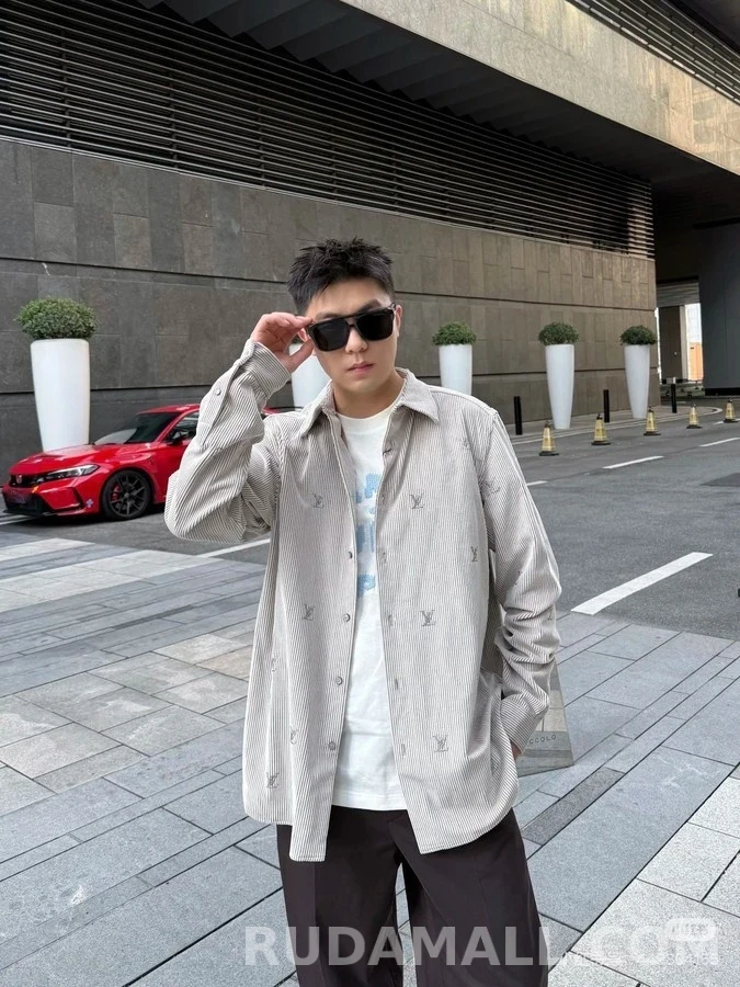 루이비통 루이비통 모노그램 핫픽스 코듀로이 셔츠 상세 이미지