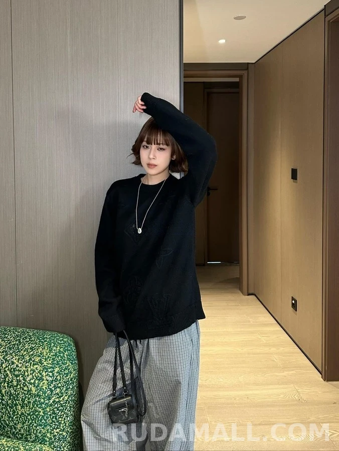루이비통 루이비통 모노그램 镂空 니트 상세 이미지
