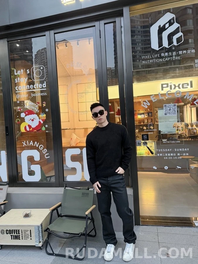 루이비통 루이비통 모노그램 镂空 니트 상세 이미지