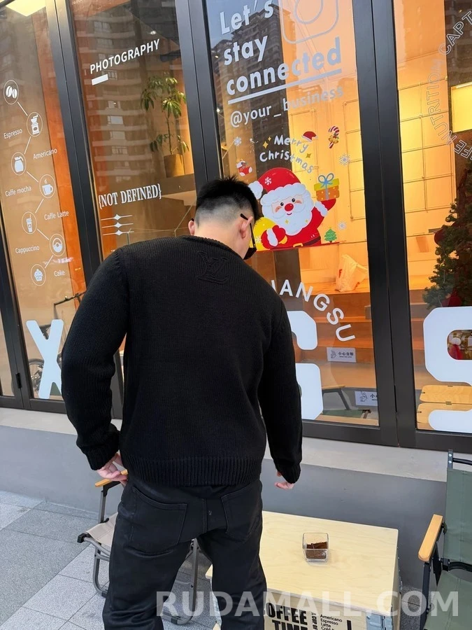 루이비통 루이비통 모노그램 镂空 니트 상세 이미지