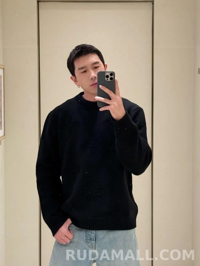 루이비통 루이비통 모노그램 镂空 니트 상세 이미지