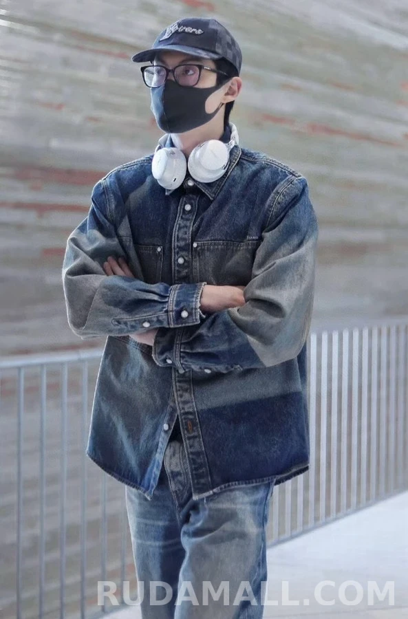 루이비통 루이비통 선페이드 데님 셔츠 상세 이미지