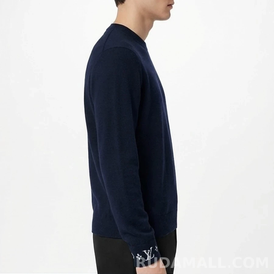 루이비통 루이비통 소매 레터링 니트 스웨터 상세 이미지