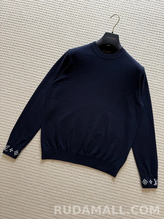 루이비통 루이비통 소매 레터링 니트 스웨터 상세 이미지